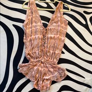 Revolve Tiare Hawaii Romper Bathing suit cover up